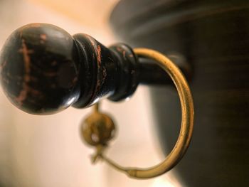 Close-up of door handle