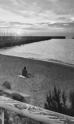 Scenic view of beach