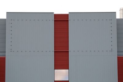 Metal grate of building