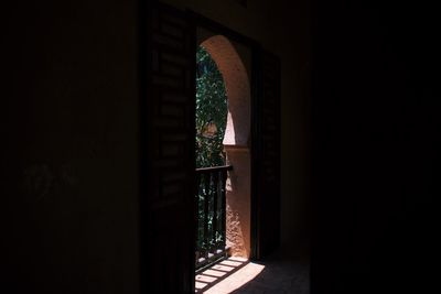 Entrance of historic building