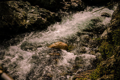 Rocks in water