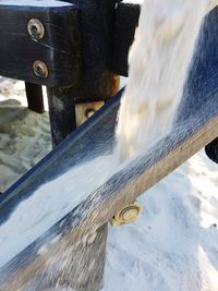 Close-up of water splashing