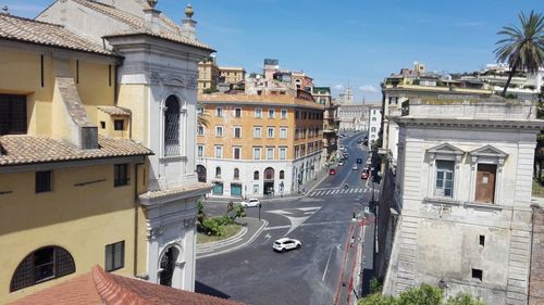 Buildings in city against sky