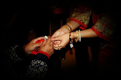 Woman sitting on bench