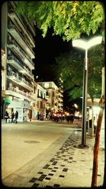 Woman standing in city