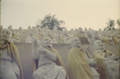 Statue against sky