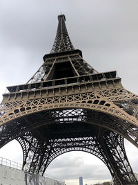 Low angle view of tower against sky