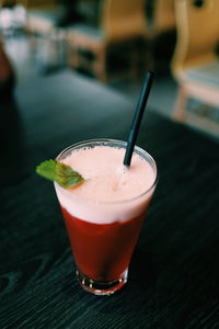 Close-up of cold drink