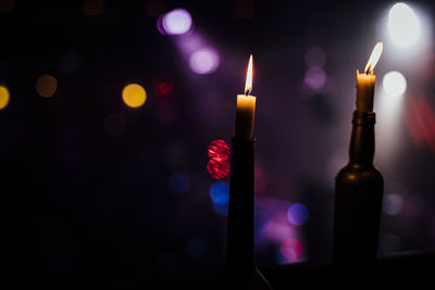 Luxury table settings for fine dining with and glassware, beautiful blurred background. for events