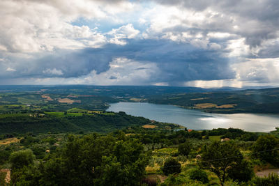 Scenic view of landscape against sky