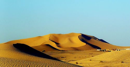 Desert against sky