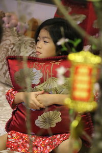 Full length of woman looking at camera