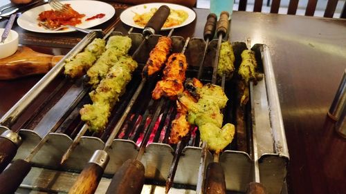 Close-up of food in plate