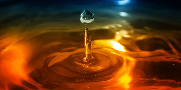 Close-up of water drop