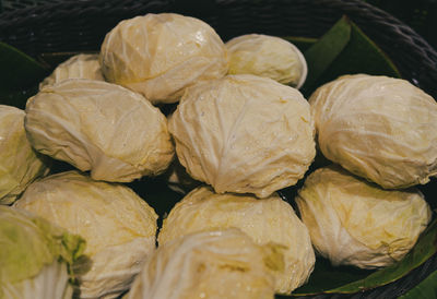 High angle view of fruits on table