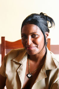 Cuban lady working as a museum recepcionist, bayamo