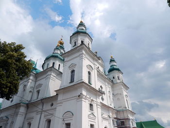 Low angle view of building against sky