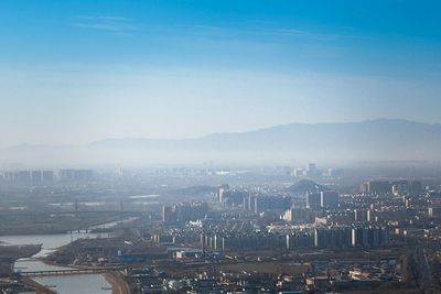 Aerial view of cityscape