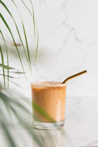 Close-up of drink on table