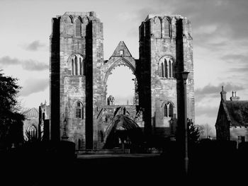 Low angle view of church against sky