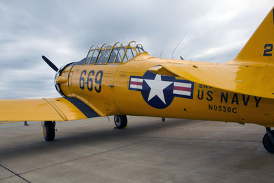 Low angle view of airplane