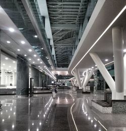 Interior of modern building