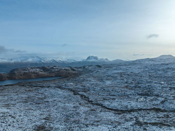 Frank j burden lanscape scotland with slioch in distance