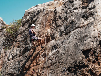 Man climbing