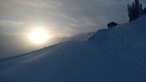 Snow covered landscape