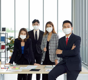 Portrait of young couple