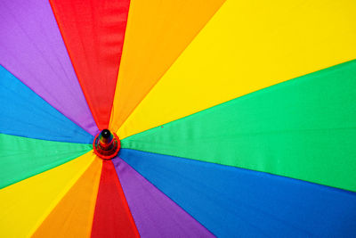 Full frame shot of multi colored umbrella