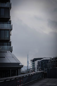 Buildings in city against sky