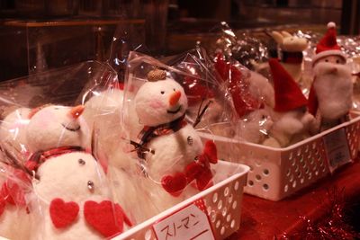 Close-up of fish for sale in store