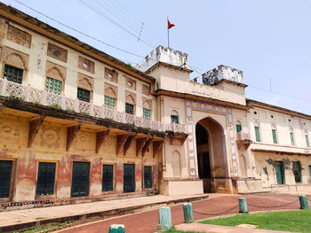 Low angle view of historical building