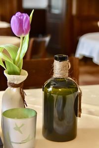 Close-up of drink on table