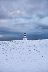 The lighthouse of alnes on godøy, sunnmøre, møre og romsdal, norway.