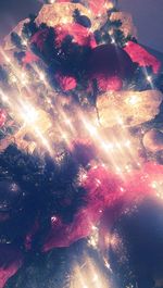 View of illuminated building at night