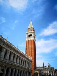 Low angle view of building against sky