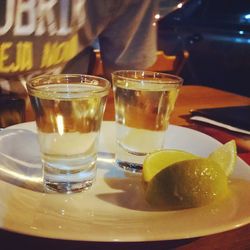 Close-up of drink