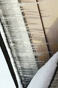 High angle view of dam