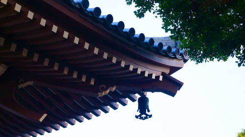 Low angle view of building against sky