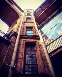 Low angle view of building against sky