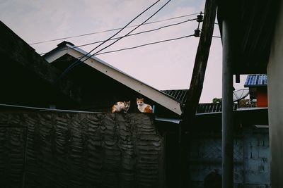 Low angle view of building against sky