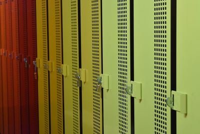 Full frame shot of multi colored wall