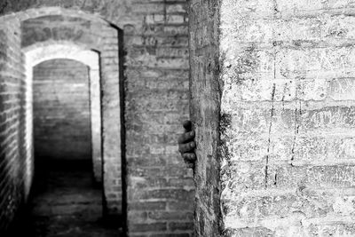 Close-up of old building