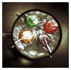 Close-up of food on table