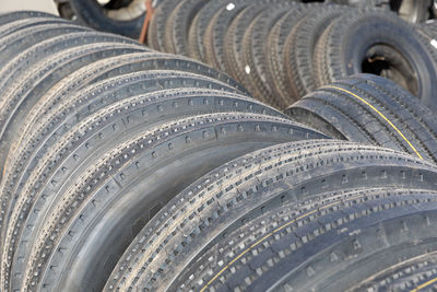 Full frame shot of tires