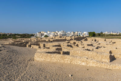 Bahrain, capital governorate, ancient remains of qalat al-bahrain fort