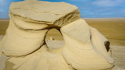 View of desert against the sky