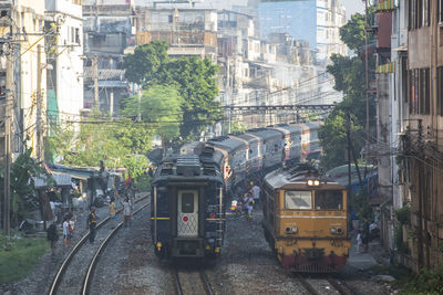 View of buildings in city